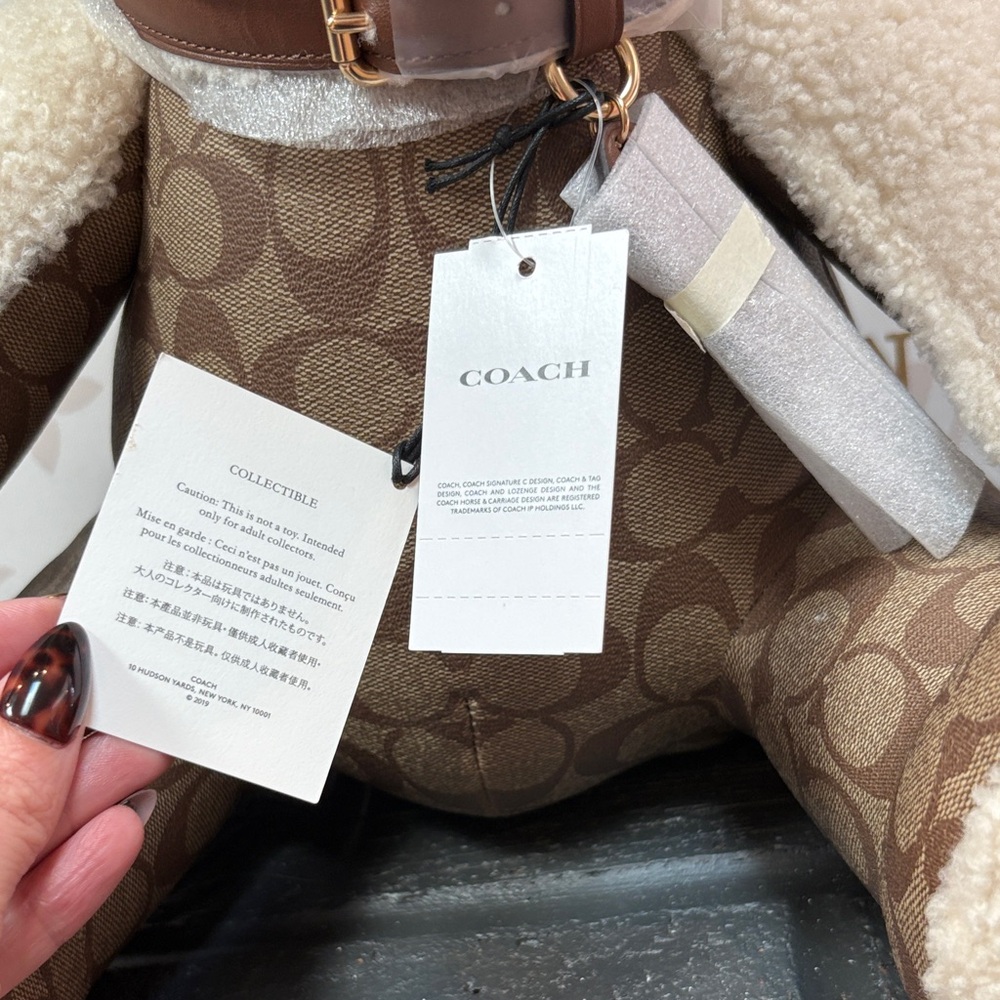Coach Collectible Teddy Bear - Picture 4 of 11